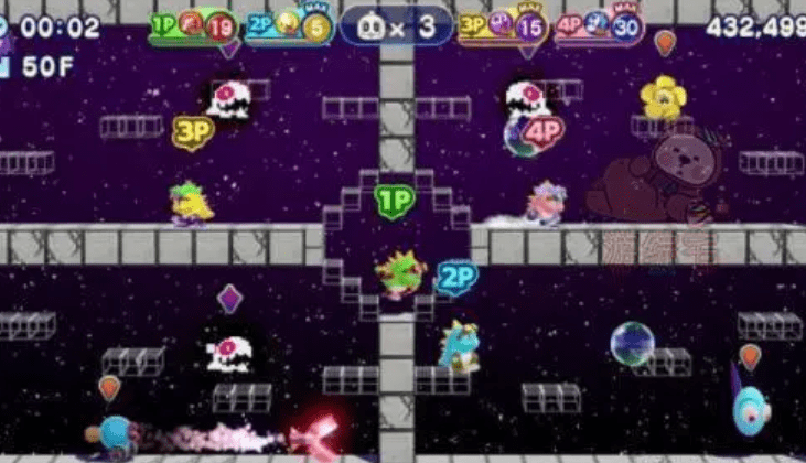 泡泡龙 4 伙伴 骷髅阿怪的反击 Bubble Bobble 4 Friends: The Baron Is Back_1