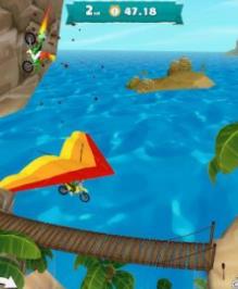 空降越野摩托车游戏 Airborne Motocross_0