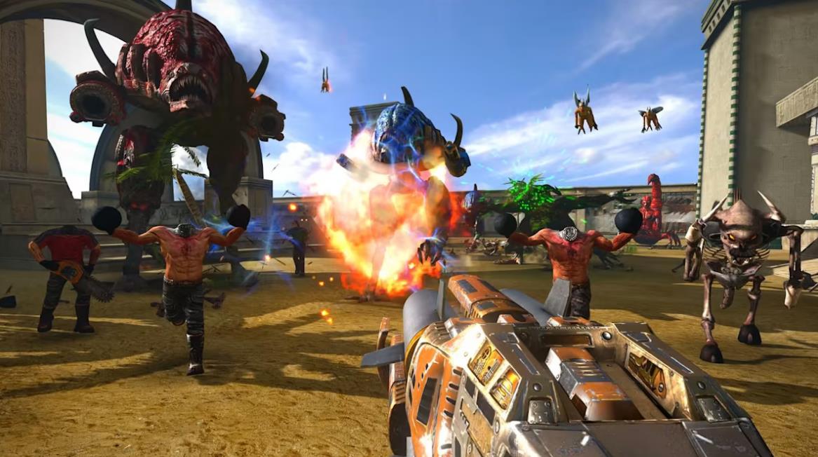 switch《英雄萨姆合集 Serious Sam Collection》中文NSP/XCI汉化整合版下载_3
