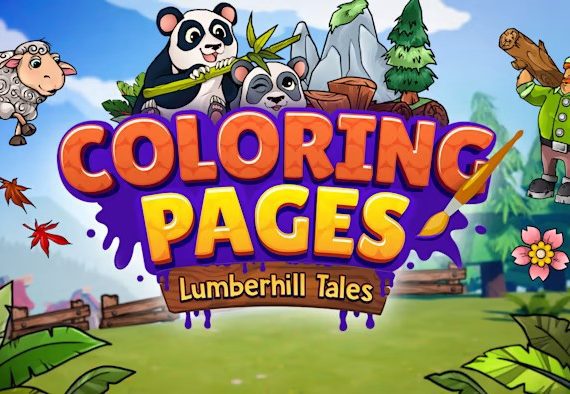 着色书 木匠山的故事 Coloring Pages: Lumberhill Tales_0