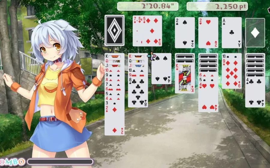 switch《美女克朗代克纸牌 Pretty Girls Klondike Solitaire》英文版金手指下载_0