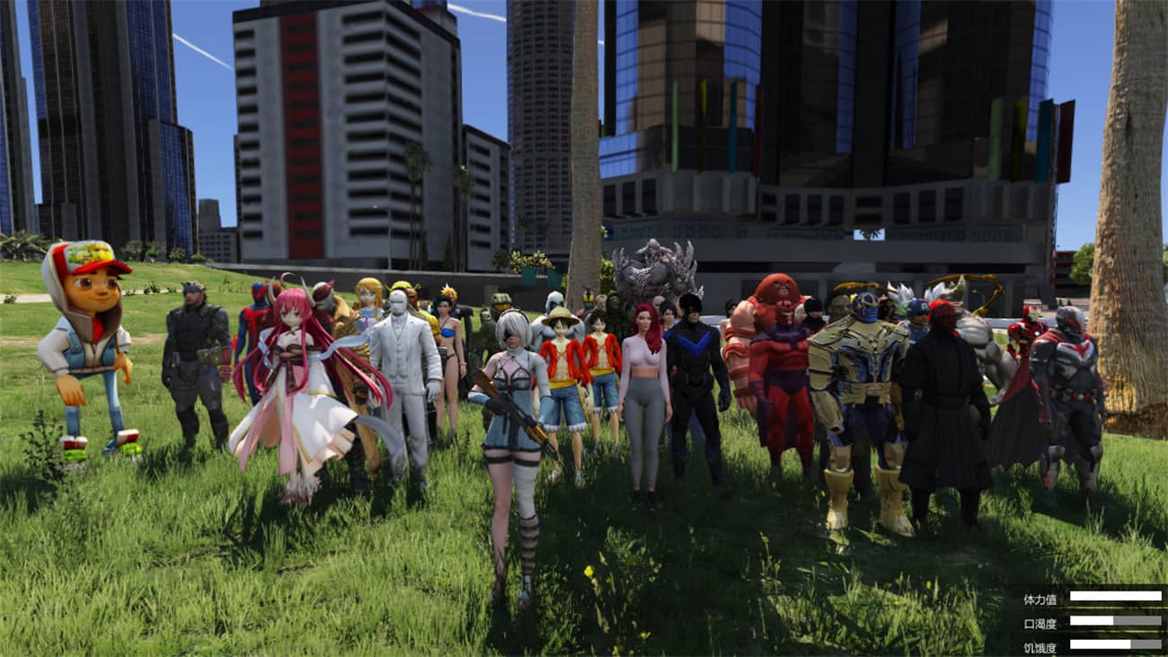 PC《侠盗猎车手5》 MOD可剧情版+集成超清画质.800辆真车+179添加人物_2