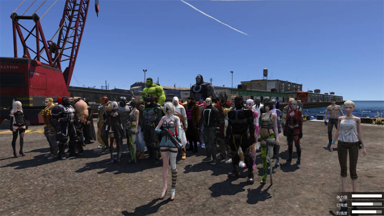 PC《侠盗猎车手5》 MOD可剧情版+集成超清画质.800辆真车+179添加人物_3