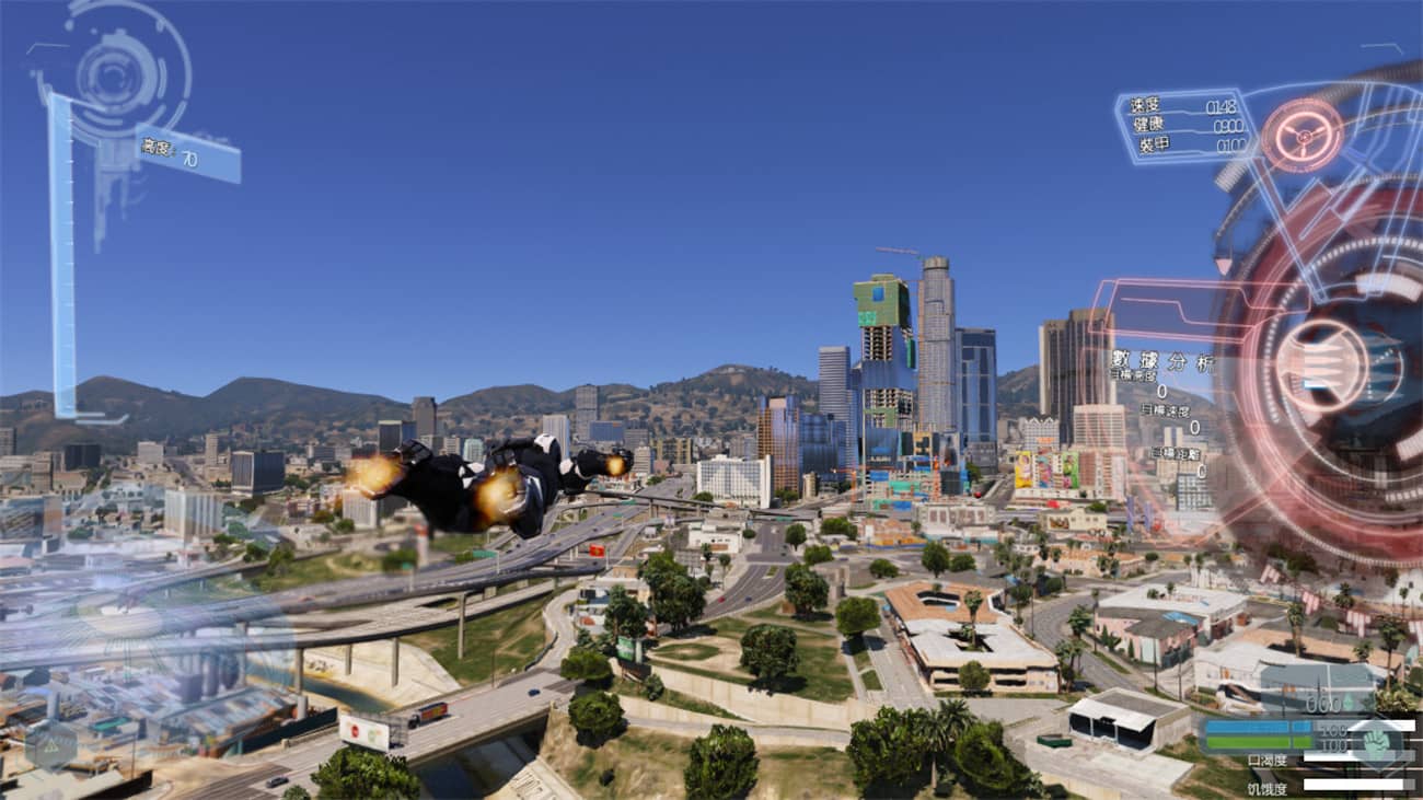 PC《侠盗猎车手5》 MOD可剧情版+集成超清画质.800辆真车+179添加人物_1