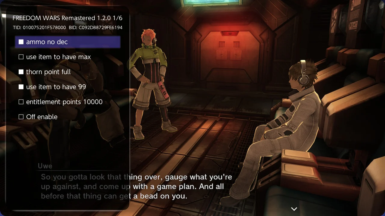 switch自由战争 复刻版 FREEDOM WARS Remastered 金手指_0