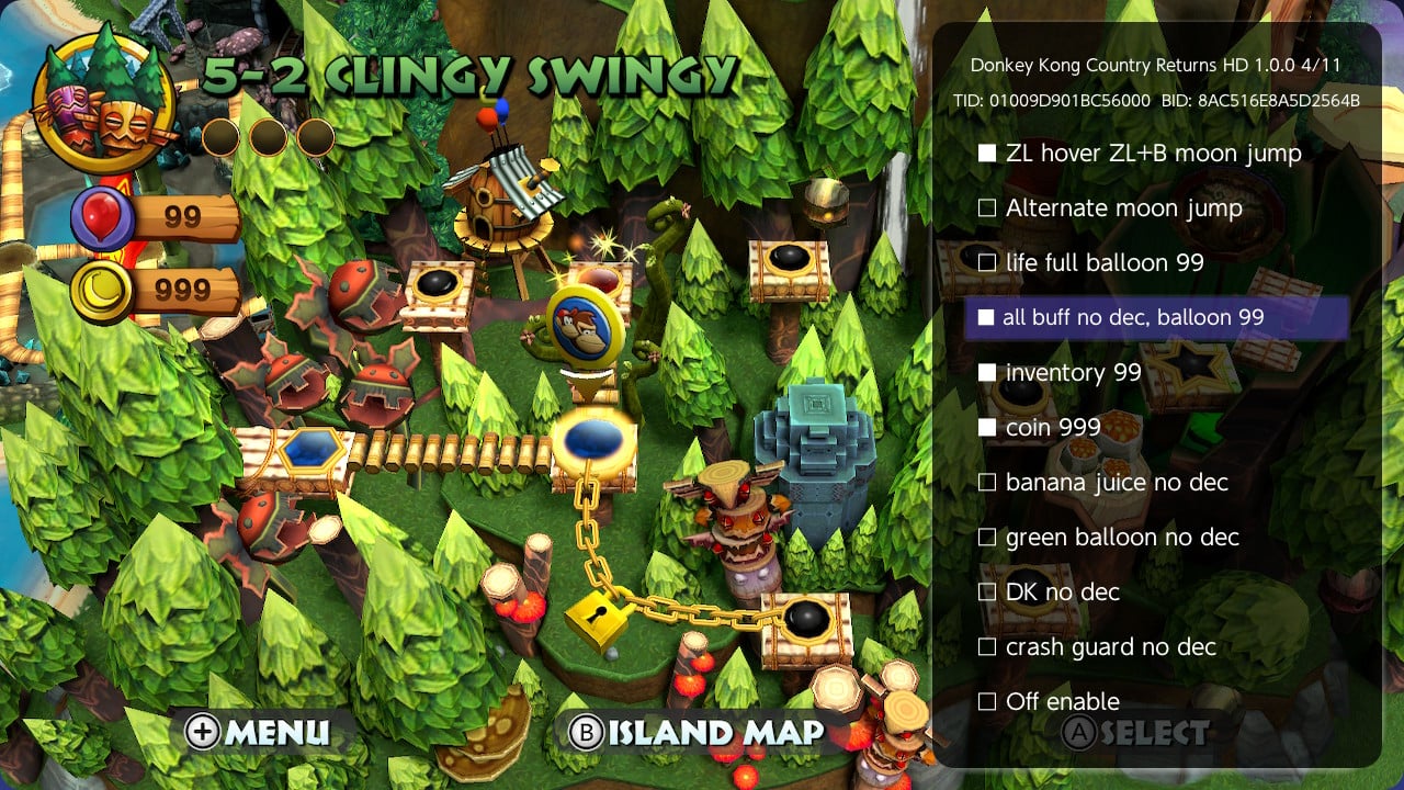 switch咚奇刚 归来 HD Donkey Kong Country Returns HD 金手指_0