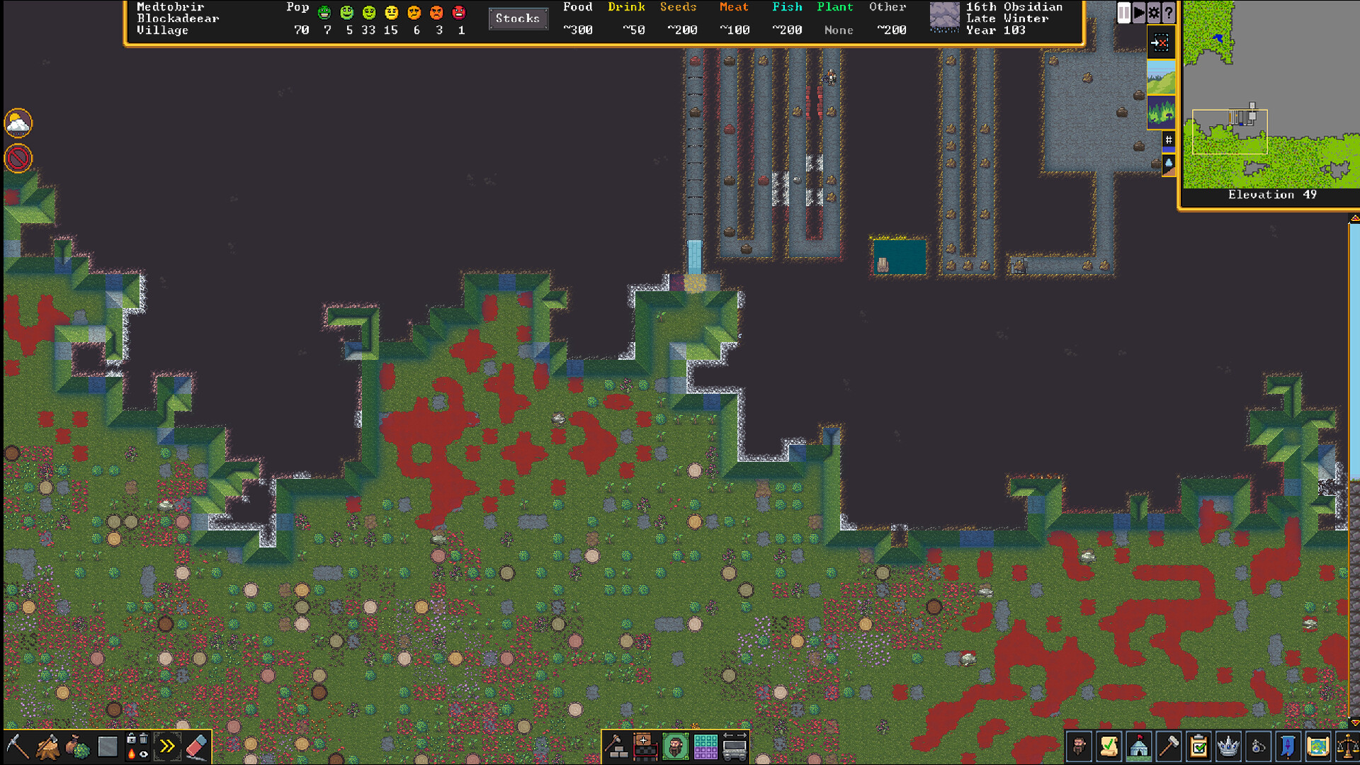 《矮人要塞 Dwarf Fortress》英文v51.01-beta28版_0