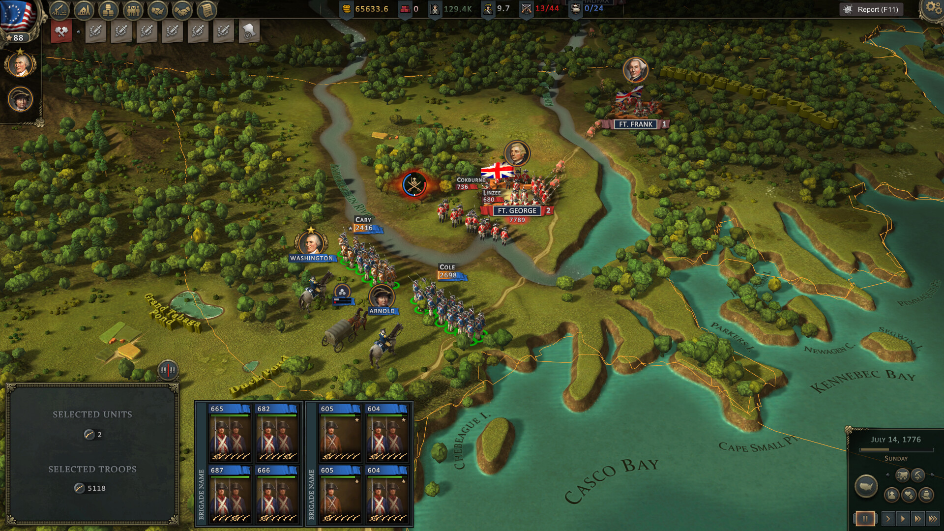 PC游戏《终极将军：美国革命 Ultimate General: American Revolution》中文v1.0.3_0