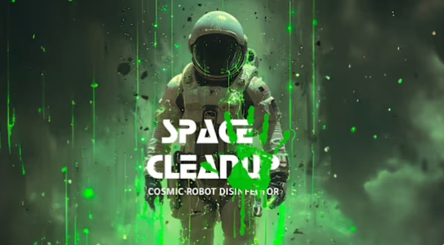 switch游戏《太空清理：宇宙机器人消毒剂 Space CleanUp: Cosmic Robot》英文下载_0