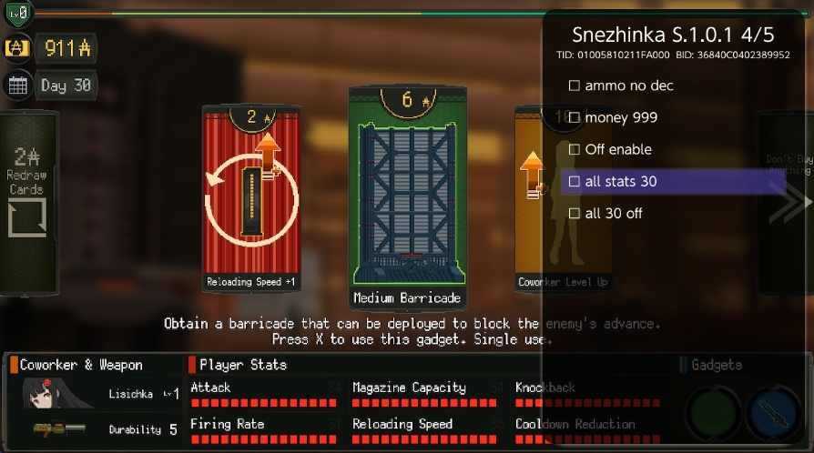 switch救国少女之斯娜静歌 Snezhinka 金手指+1.0.1_0