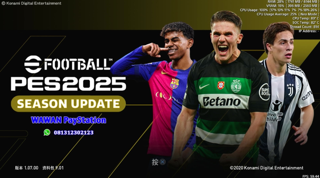 【5.05】PS4游戏《实况足球2021 pes2021》美版5.05 Monster9.01 2025_0
