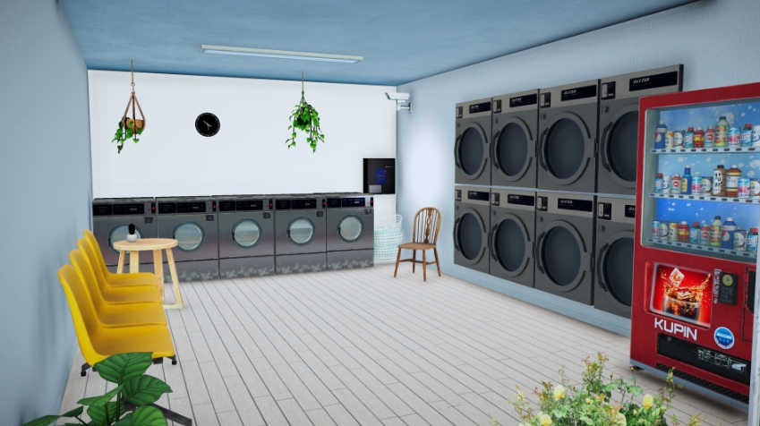 PC游戏《自助洗衣店模拟器 Laundromat Simulator》中文v1.0.0_0