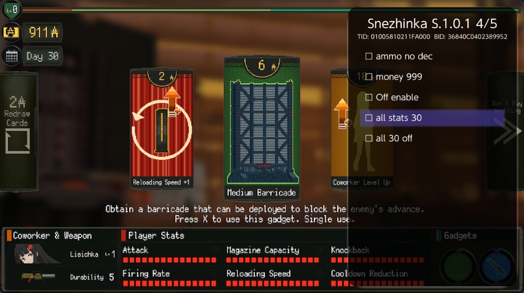 switch救国少女之斯娜静歌 Snezhinka_1.0.1/1.0.2金手指_0