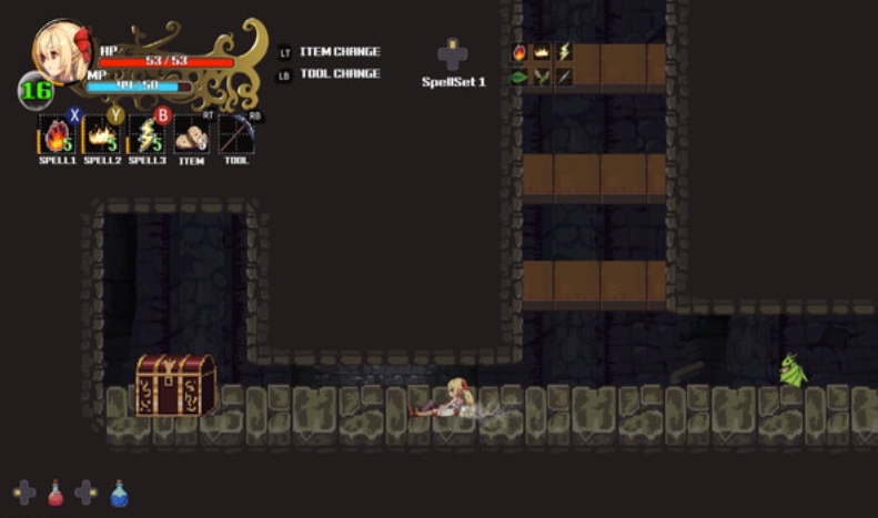 switch女巫萝莉瓦妮娅魔法少女的奇幻冒险WitchroidVania 金手指_0