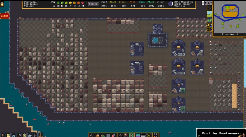 PC游戏《矮人要塞 Dwarf Fortress》中文v50.14_0
