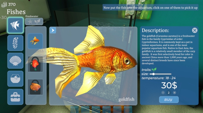 PC游戏《Aquarist – 建造水族馆，养鱼，发展你的事业！》中文v20250313_0