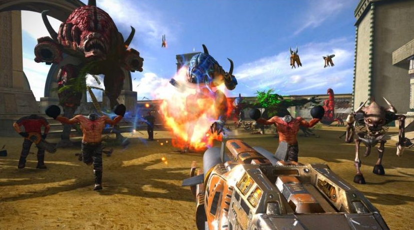 switch游戏《英雄萨姆合集 Serious Sam Collection》美版+1.0.4补丁_0