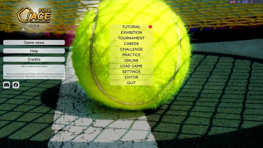 PC游戏《全王牌网球模拟器 Full Ace Tennis Simulator》中文v3.2.6_0