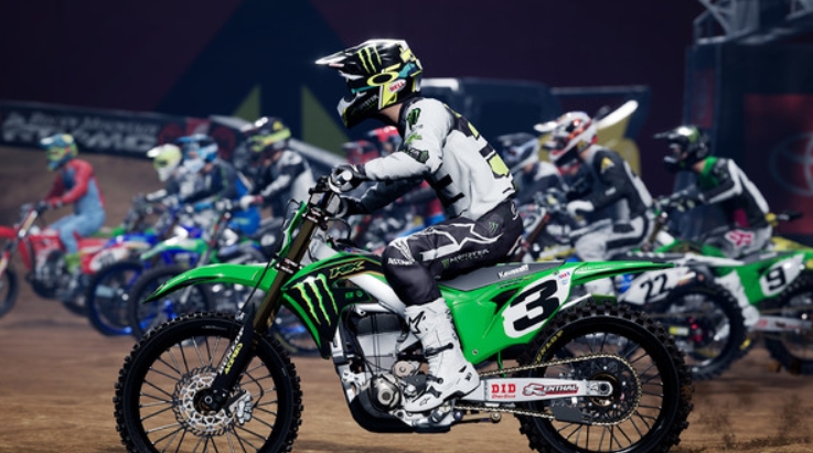 PS5游戏《野兽越野摩托车：官方游戏4.Monster Energy Supercross: The Official Videogame 4》英文v1.010.000_0