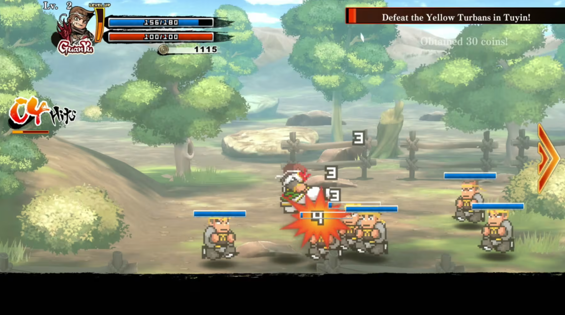 【9.00】PS4游戏《热血三国志：乱世风云 River City Saga: Three Kingdoms Next》中文版下载 v1.01_1