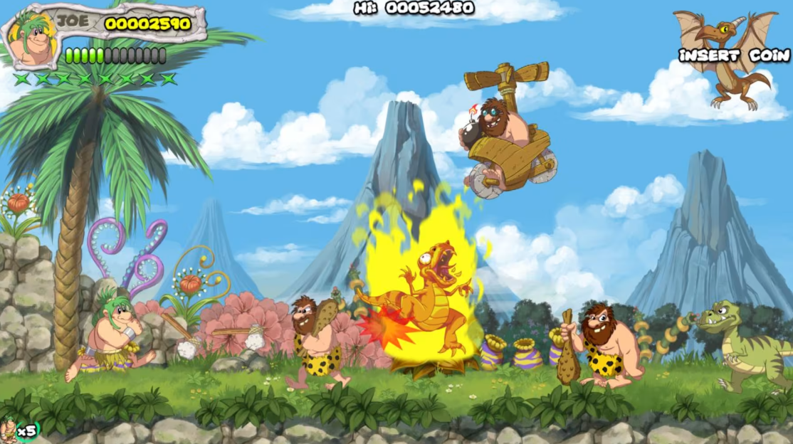 【5.05】PS4游戏《新战斗原始人：穴居人忍者 New Joe & Mac: Caveman Ninja》中文版下载 v1.03_1