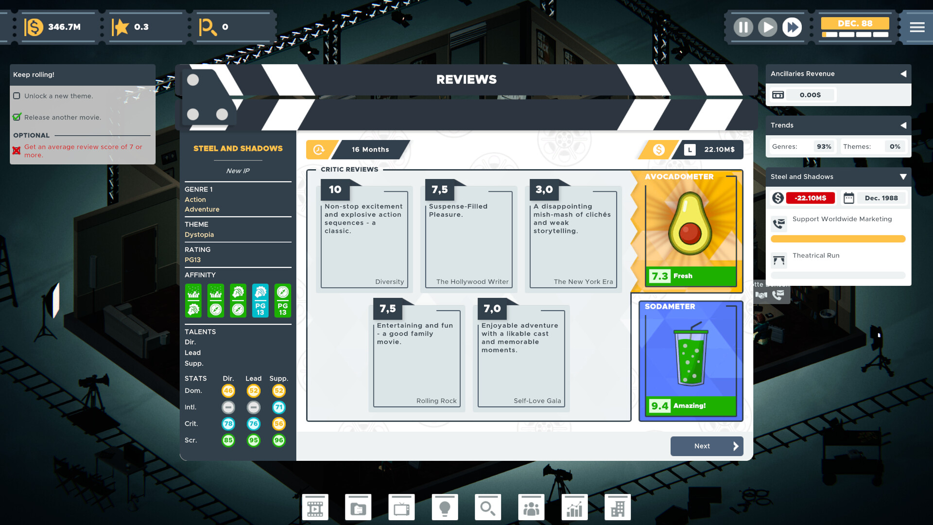 PC游戏《电影大亨：执行官/The Executive – Movie Industry Tycoon》中文v1.2.1下载_0