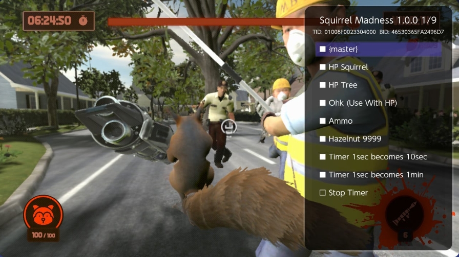 switch松鼠疯狂 Squirrel Madness 金手指 1.0.0_0