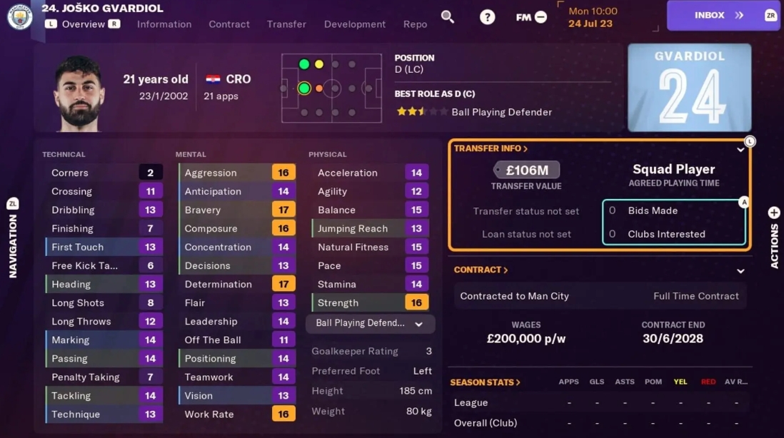 switch游戏《足球经理24 触摸版 Football Manager 2024 Touch》美版+1.0.7补丁NSZ下载_1