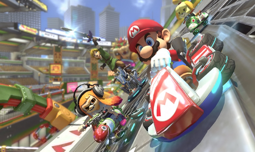switch游戏《马里奥赛车8 豪华版 Mario Kart 8 Deluxe》美版中文+3.0.5补丁+1DLC NSZ下载_1