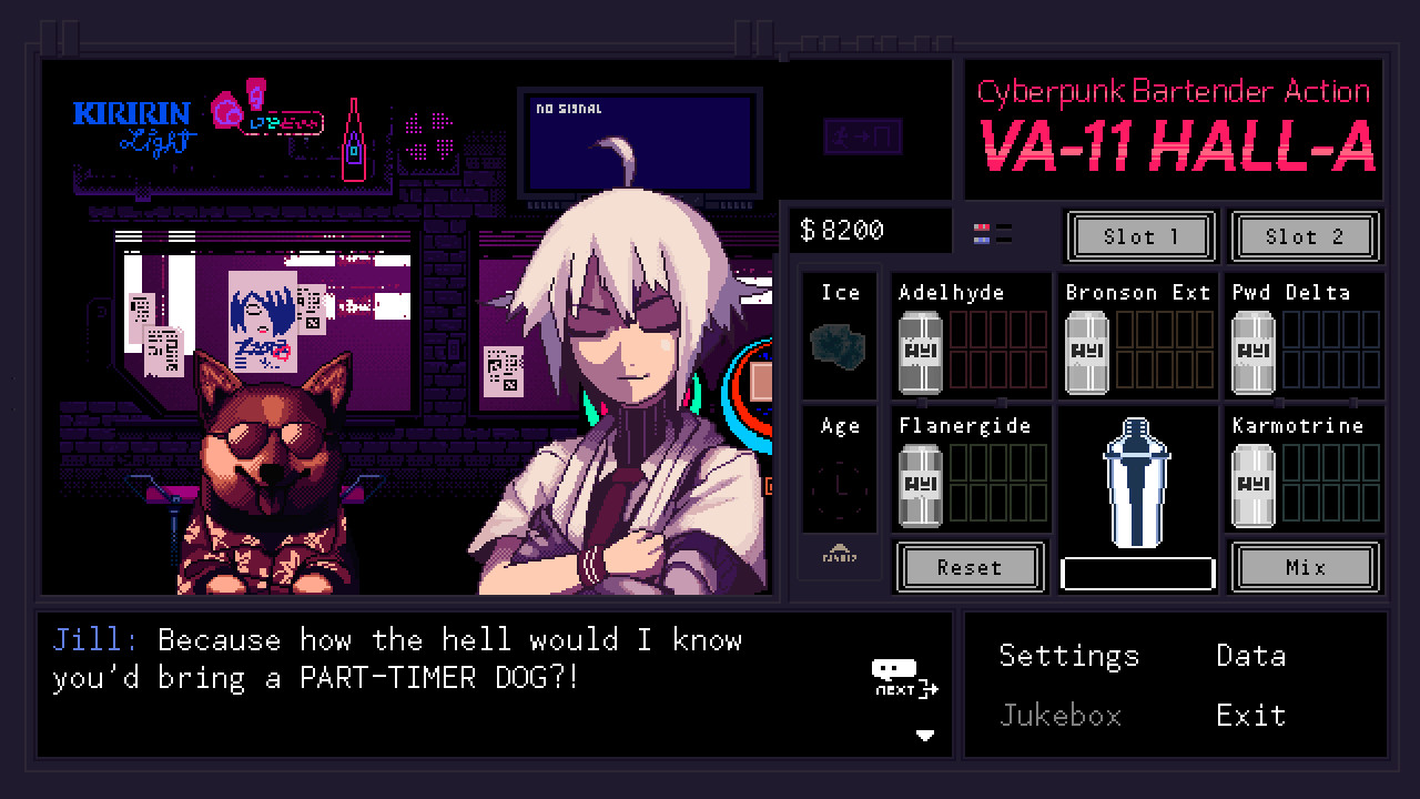 PC游戏《VA-11 HALL-A：赛博朋克酒保行动/VA-11 Hall-A: Cyberpunk Bartender Action》中文v1.3下载_1