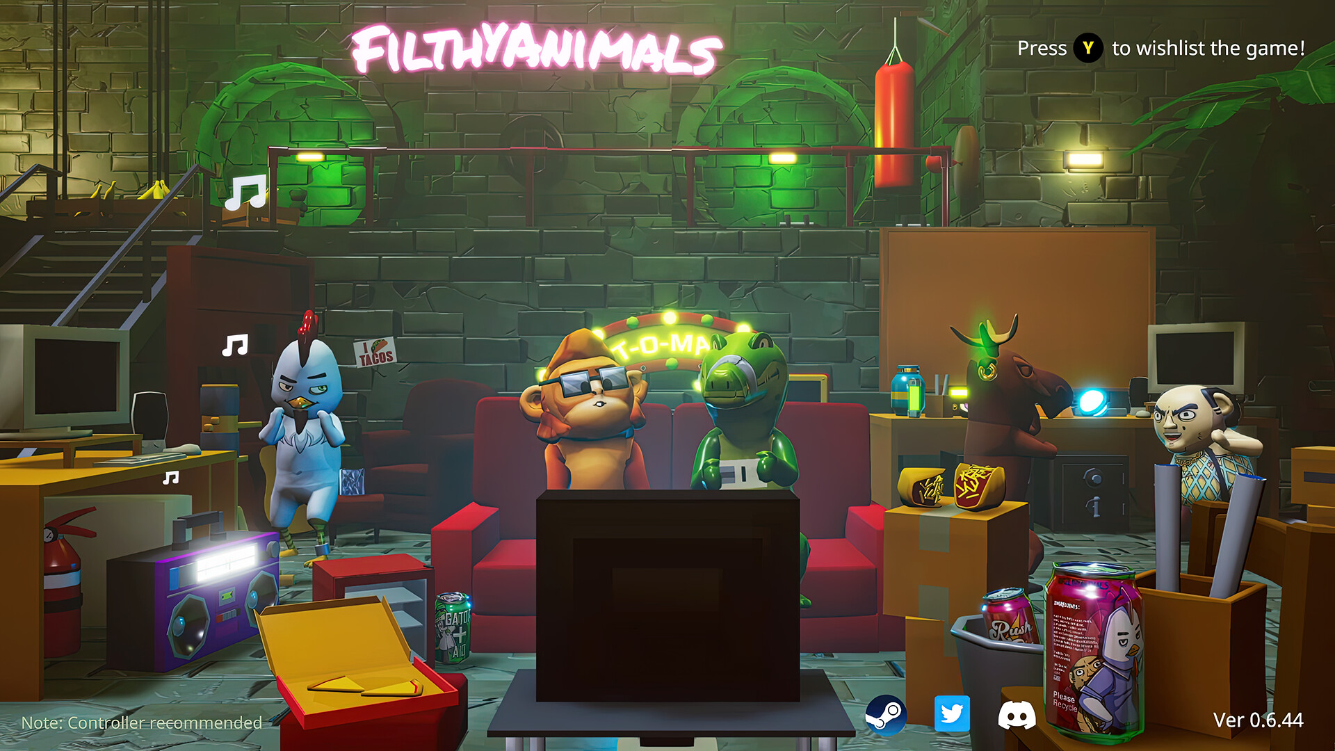 PC游戏《坏兽联盟 | 劫掠模拟器/Filthy Animals | Heist Simulator》中文v1.2.11下载_0