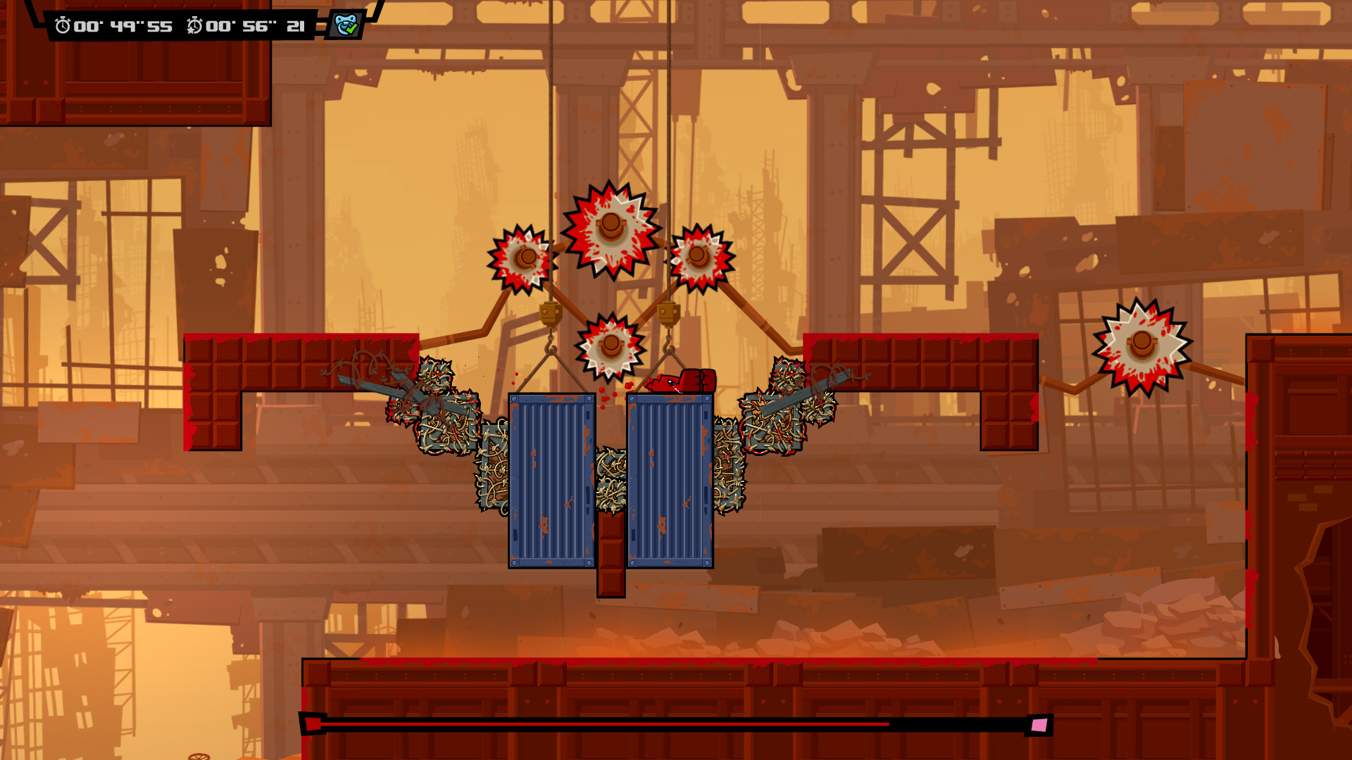 PC游戏《超级食肉男孩永恒/Super Meat Boy Forever》中文v6754下载_0