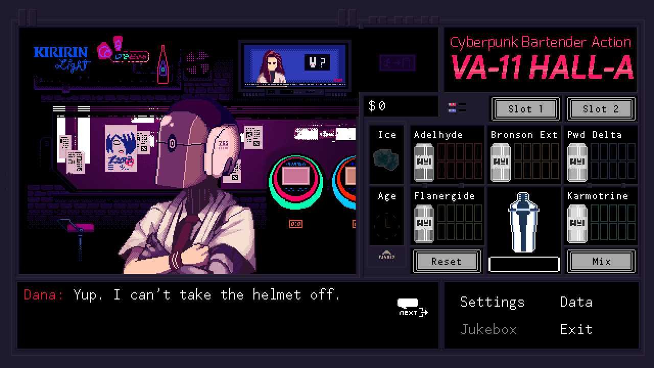 PC游戏《VA-11 HALL-A：赛博朋克酒保行动/VA-11 Hall-A: Cyberpunk Bartender Action》中文v1.3下载_0