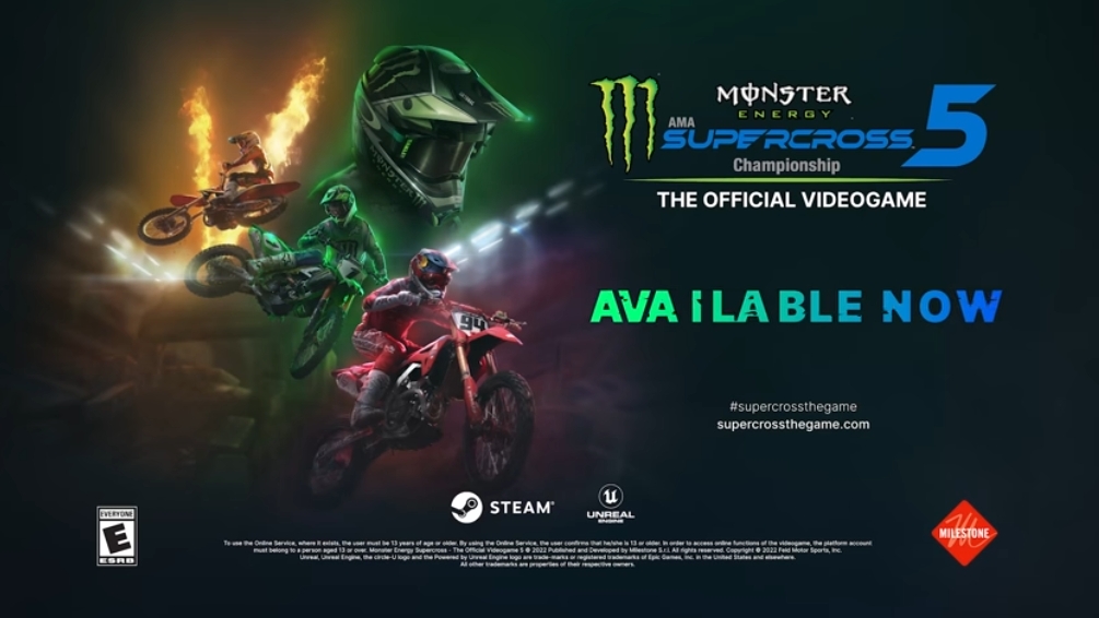 【5.05】PS4游戏《野兽越野摩托车：官方游戏5.Monster Energy Supercross: The Official Videogame 5》英文v1.13下载_0