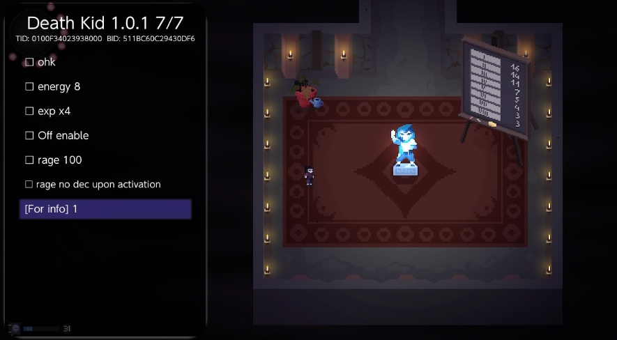 switch死亡之子 Death Kid 1.0.1 金手指_0