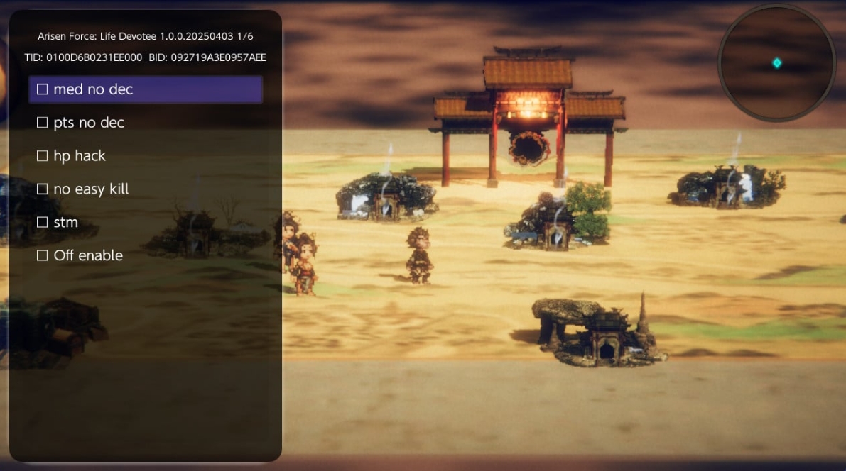 switch崛起力量 添命人 Arisen Force Life Devotee 1.0 金手指_0