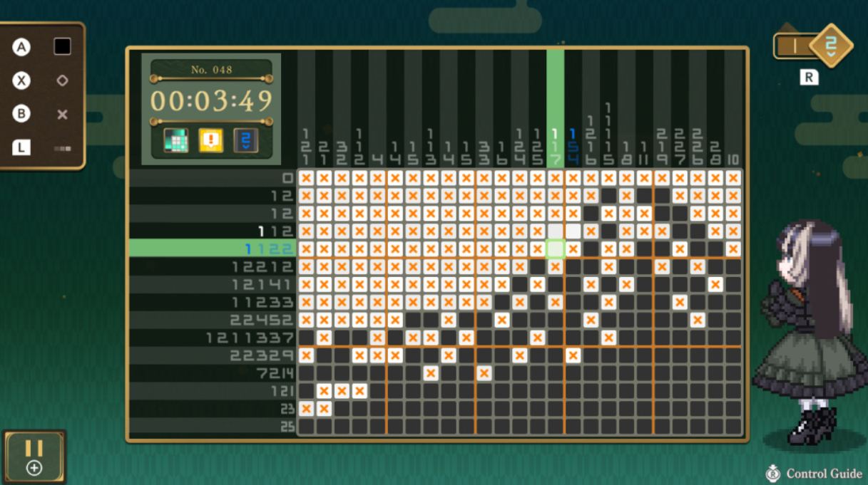 switch游戏《绘图方块 儒乌风亭螺钿为你导览！像素美术馆 Picross：Juufuutei Raden’s Guide for Pixel Museum》中文版下载+v1.0.2_2