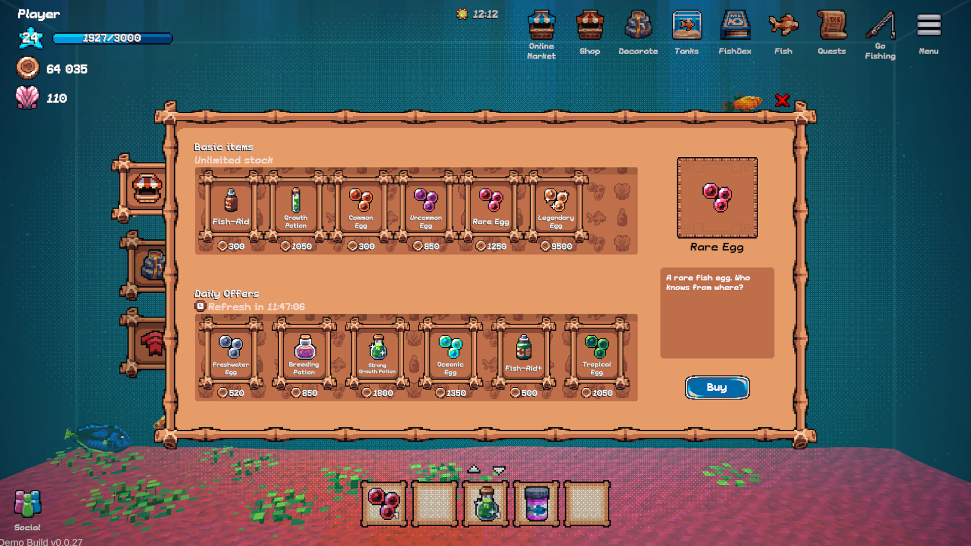 PC游戏《全球鱼友俱乐部：放置好时光/Tiny Aquarium: Social Fishkeeping》中文v1.8.1下载_1