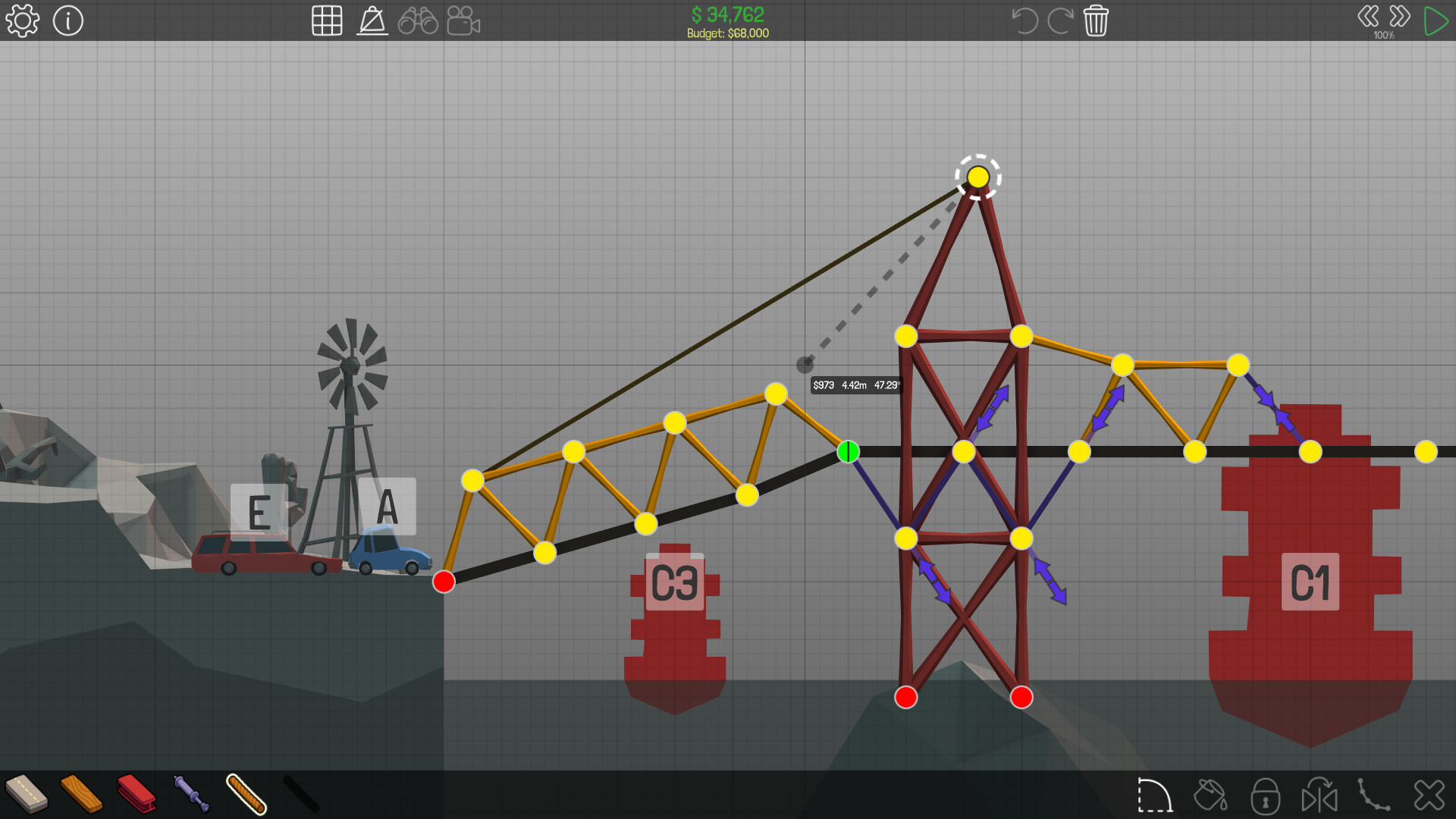 PC游戏《多边形造桥/Poly Bridge》中文+Build.20230316下载_1