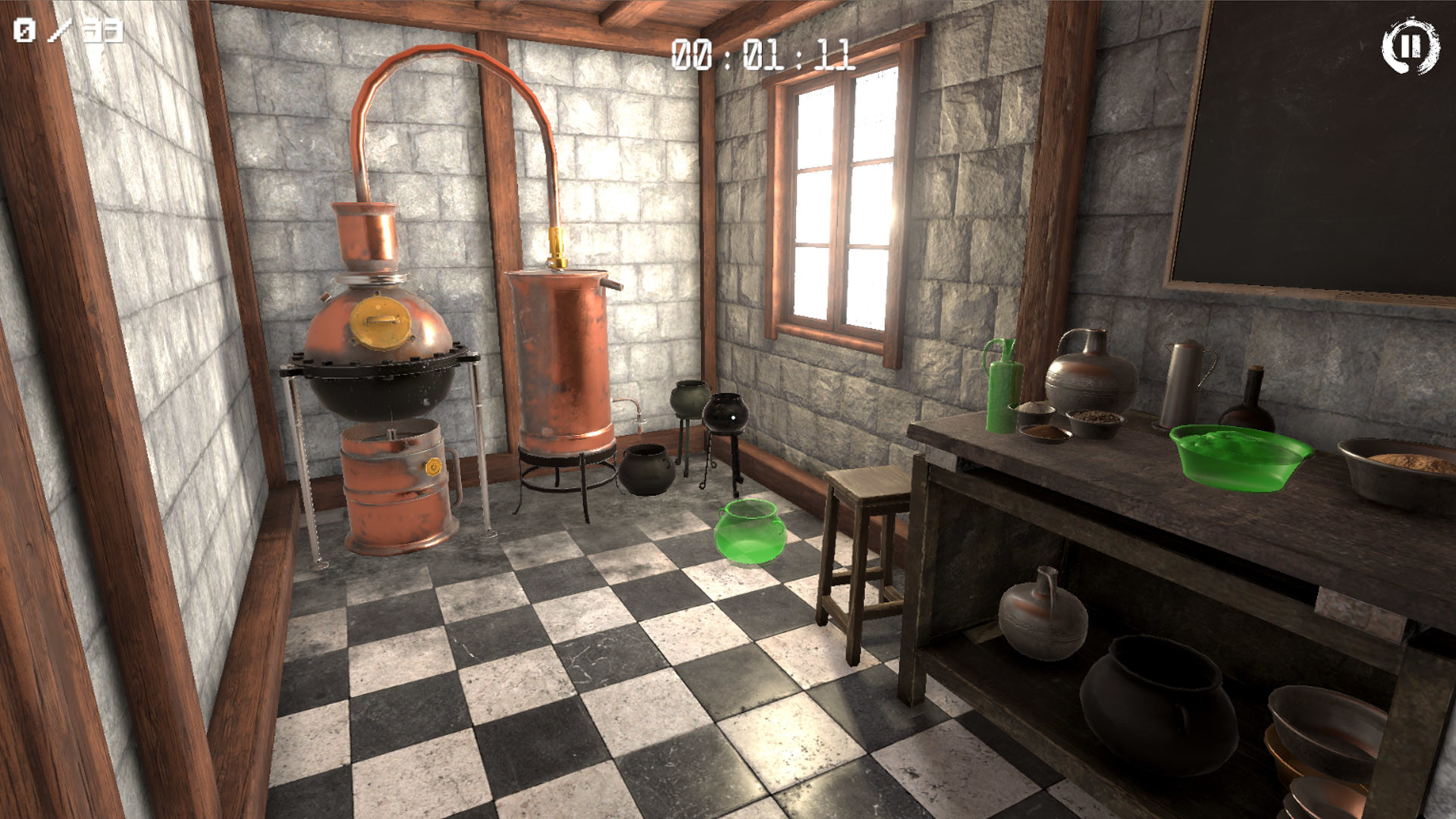 PC游戏《3D拼图：炼金术士之家/3D PUZZLE – Alchemist House》中文v2.0.8下载_0