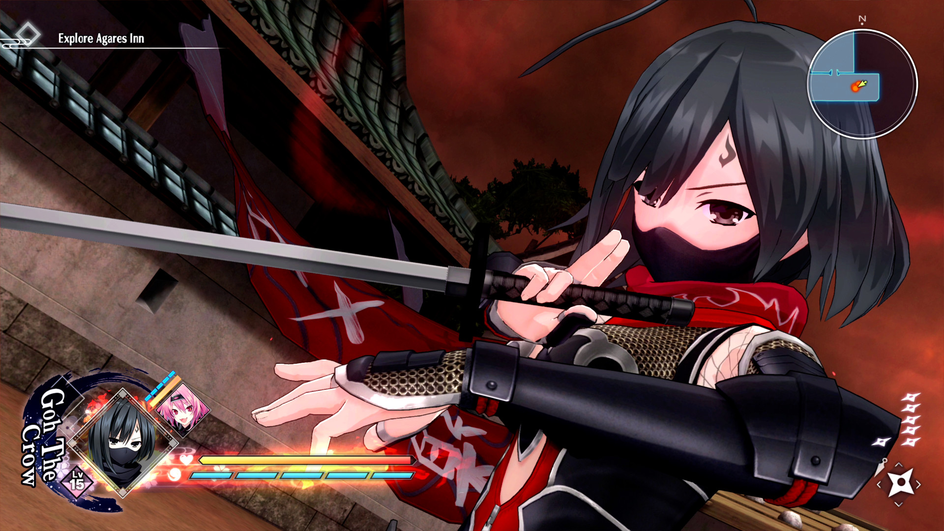 PC游戏《闪乱忍忍忍者大战战机少女：少女们的响艳/Neptunia x SENRAN KAGURA: Ninja Wars》中文v1.00下载_0