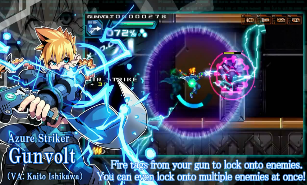 switch苍穹雷霆 Azure Striker GUNVOLT STRIKER PACK 金手指_1