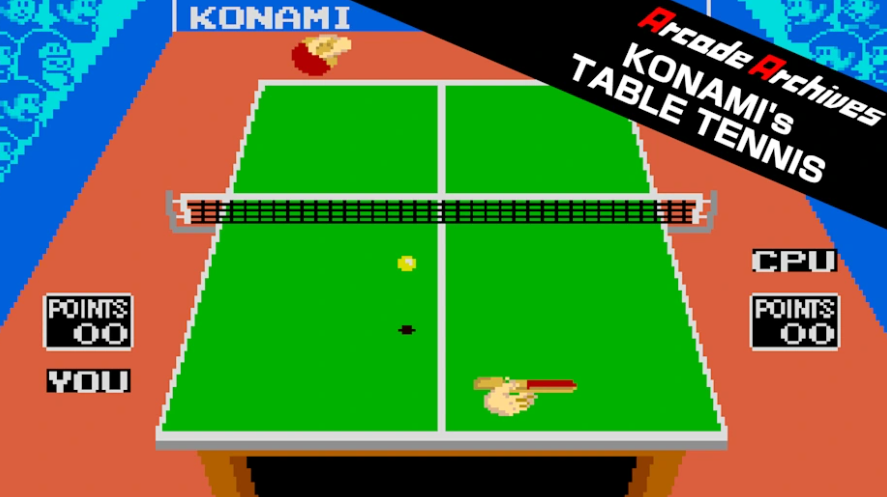 switch街机档案乒乓球 Arcade Archives KONAMI’s TABLE TENNIS 1.0 金手指_0