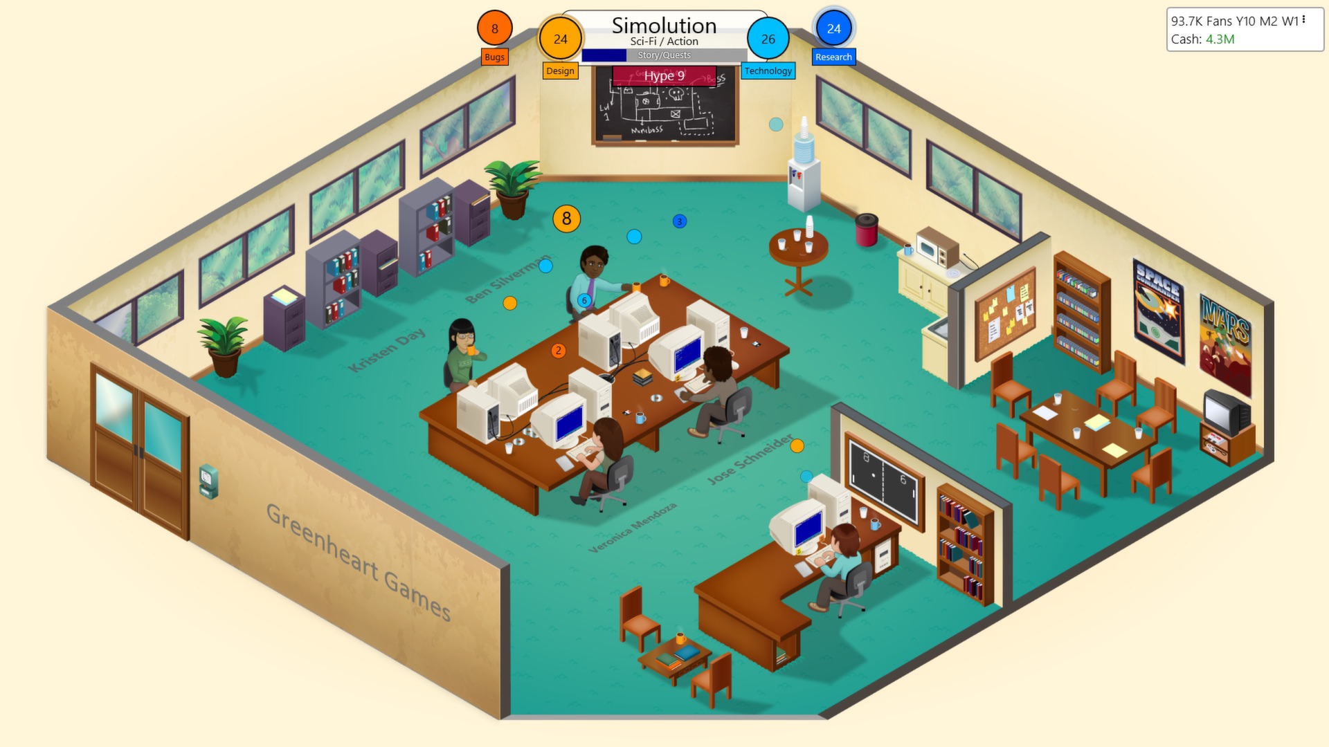 《游戏发展国/Game Dev Tycoon》PC中文版下载-含v1.8.2_0