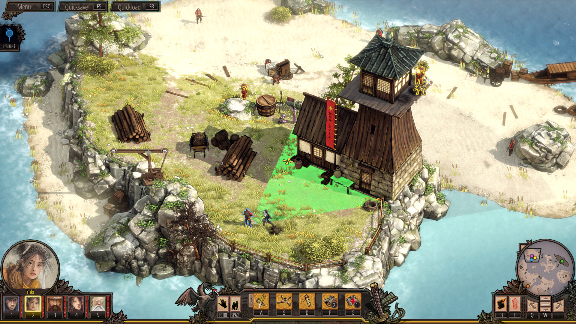 PC游戏《影子战术：将军之刃-爱子的选择/Shadow Tactics: Blades of the Shogun – Aiko’s Choice》中文v3.2.25下载_0
