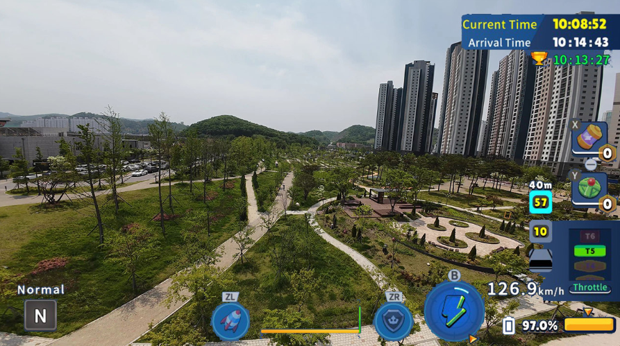 《韩国无人机飞行游览 安养市 Korean Drone Flying Tour》Switch美版中文NSZ下载_0