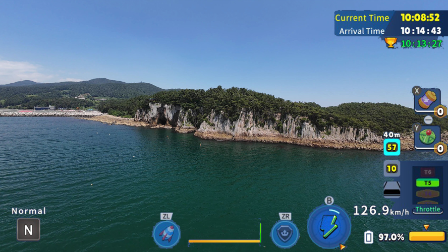 《韩国无人机飞行游览 屏风岩 Korean Drone Flying Tour》Switch美版中文NSZ下载_0
