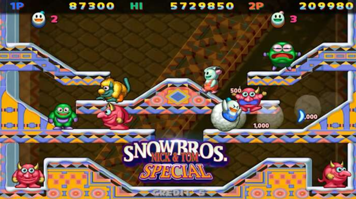 《雪人兄弟 SNOW BROS. SPECIAL》Switch中文版NSZ下载 – 含1.1.1补丁+DLC+金手指_0