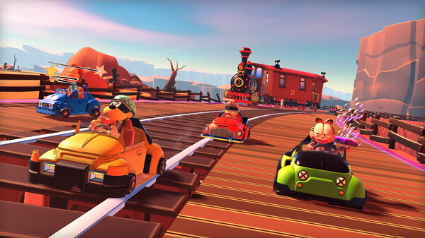 《加菲猫卡丁车2漂移无极限 Garfield Kart 2》 switch美版中文+1.0.1补丁_3