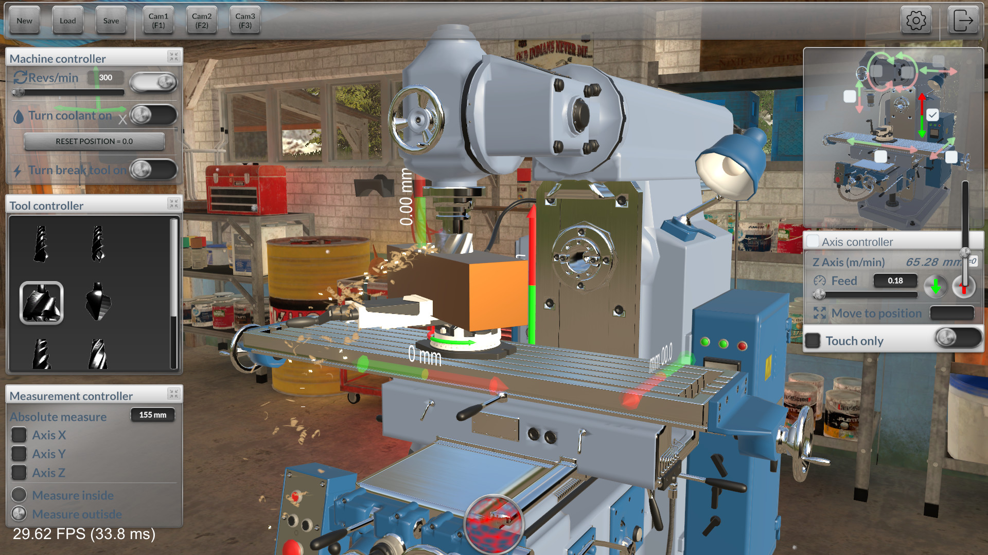 《铣削机模拟器/Milling machine simulator》PC中文版下载-含v1.4.0_0